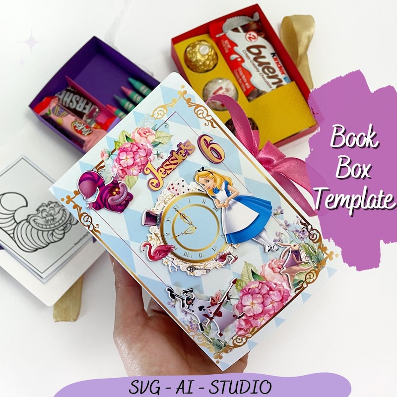 Book Boxes With Treats - Etsy