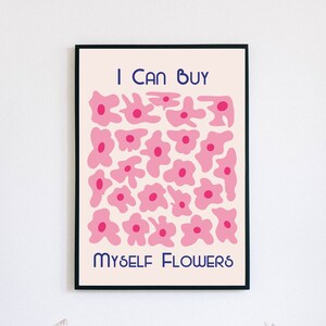 Puedo comprarme flores (tamaño A3)