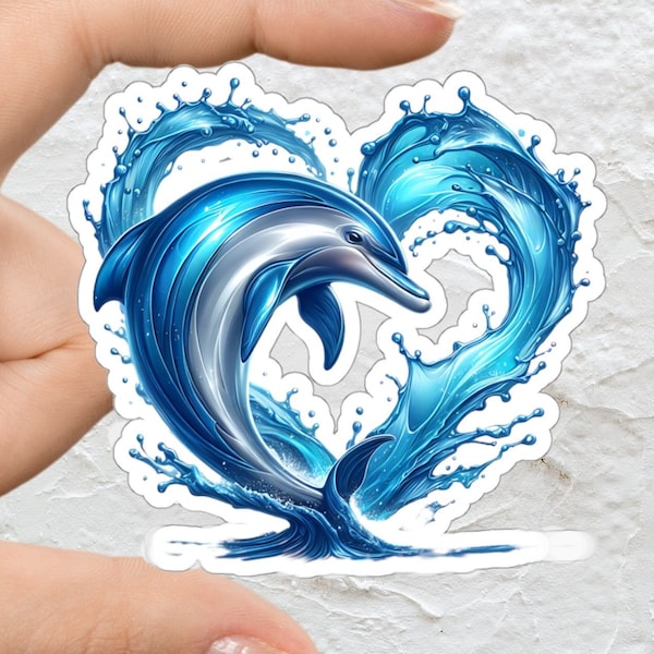 Dolphin Sticker - Etsy