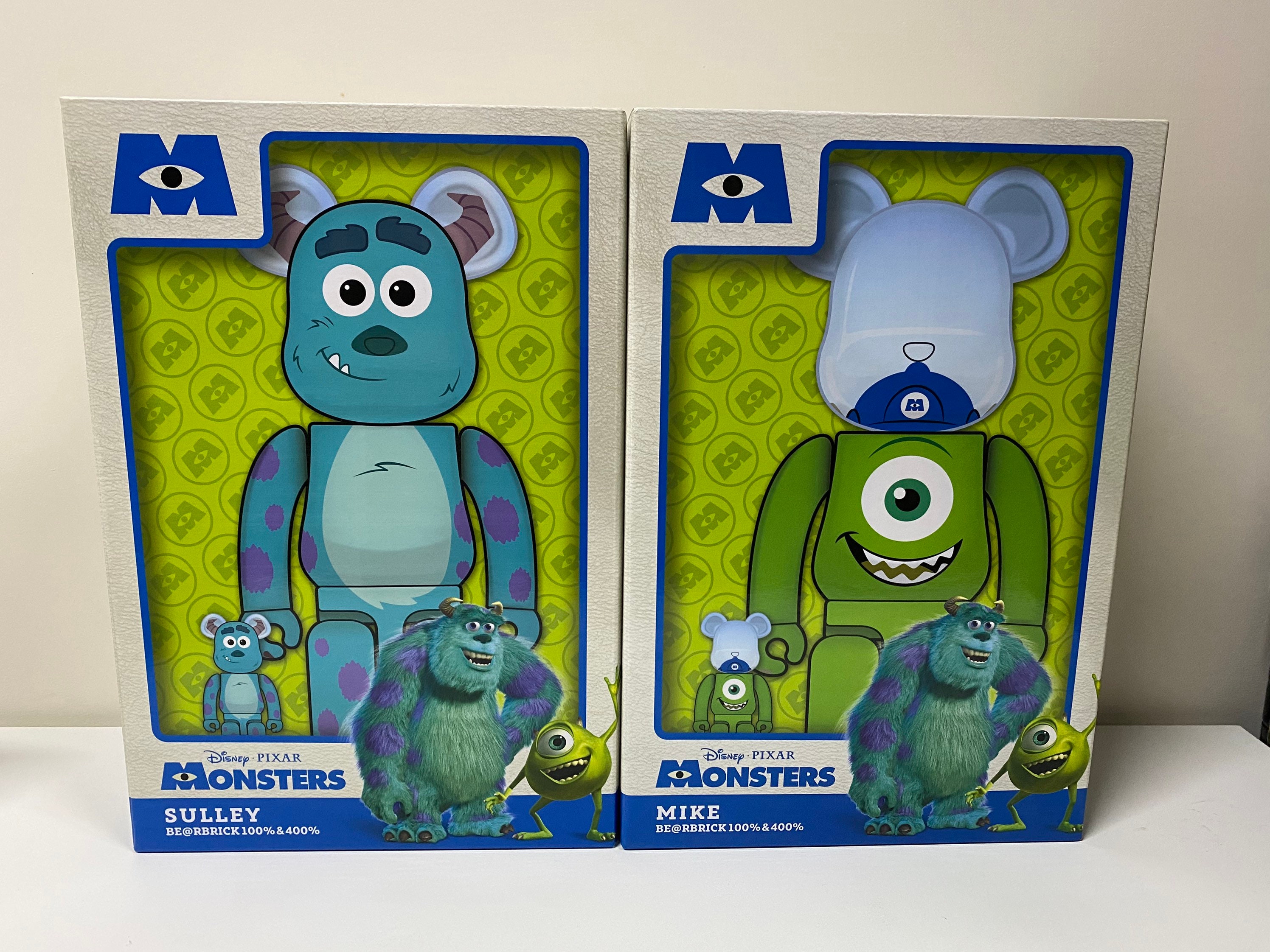 BE@RBRICK MIKE & SULLEY set 100％ & 400％ www.krzysztofbialy.com