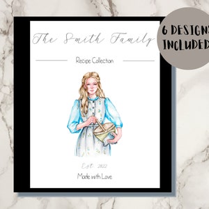 Cookbook Template, Digital Recipe Book Template, Recipe Book Template, Recipe Book Binder, Recipe Book Personalized, Cookbook Template