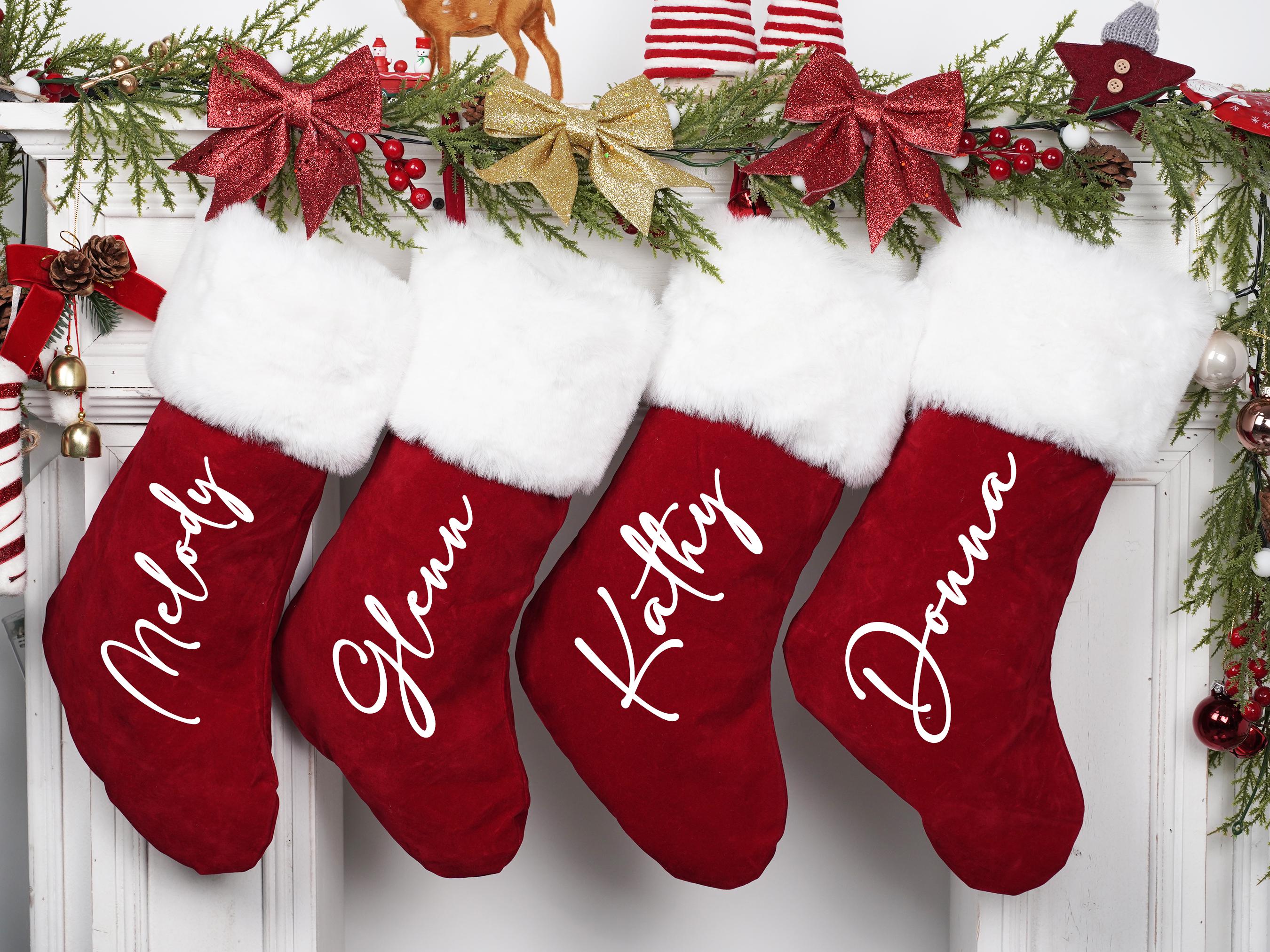 Calze di Natale personalizzate – Mini Me Calze di Natale personalizzate – Mini Me