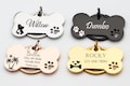 Cute Dog Tag Personalized for Dog, Custom Bone Dog Tags, Dog Name Tags, Dog Collar Tag, Puppy Dog Tag, Customized Stainless Steel Pet ID Tag product logo