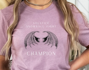 Azriel Snowball Fight Champion T-Shirt, ACOTAR T-shirt, Sarah J Maas T-shirt