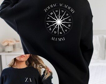 Zodiac Academy Alumni Sweatshirt, ZA Sweatshirt, Celestial Heirs sweatshirt, Vega twins
