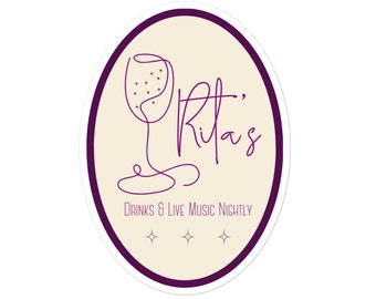 Rita's sticker, Velaris sticker, ACOTAR sticker, Rita's Night Club sticker