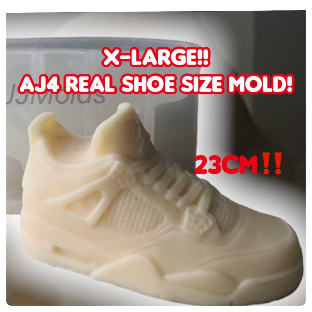 Silicone Mold X LARGE 23cm Mould Air Jordan 4 Hype Sneaker 3D Candle