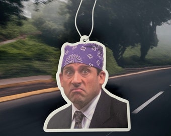 The Office Car air freshener | Steve Carell | prison Mike  | viral | Joke gift | Birthday present | funny meme | scented | fast delivery