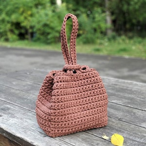 Crochet Bucket Bag (Small) - Free Crochet Patterns