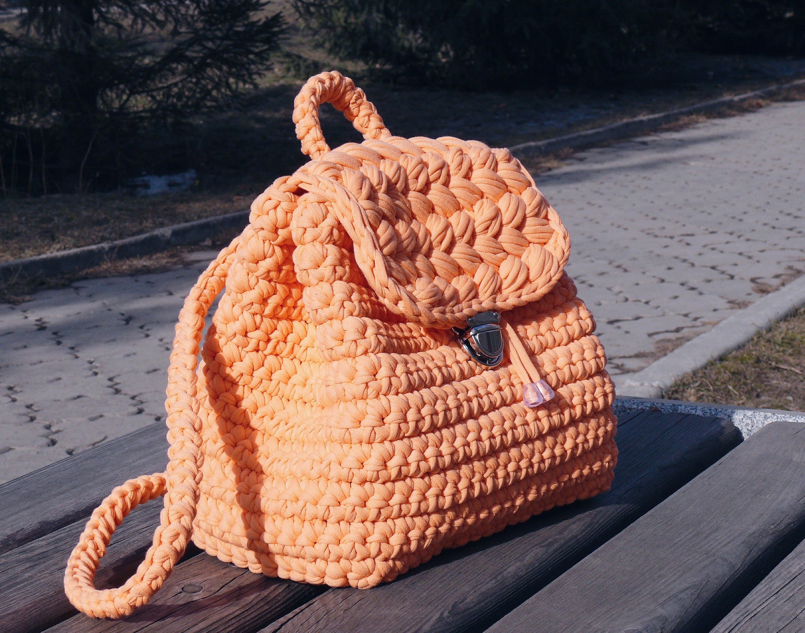 Crochet Bag Pattern Backpack Pattern PDF Download File Etsy