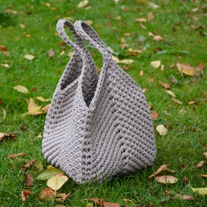 Crochet Bag Pattern, Granny Square Bag, Market Bag Pattern, Chunky Bag, Tote Bag, PDF Download file