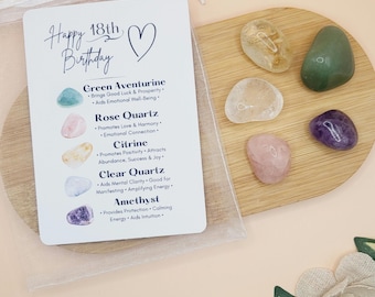 18th Birthday Crystal Gift Set: Gemstone Gifts Collection for Her 18th, 18th Birthday Gift, Turning 18, Gifts For Girls