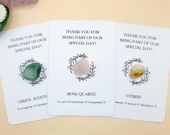 Crystal Wedding Favours: Thank You Cards, Bulk Buy Wedding Party Gift, For Wedding Guests