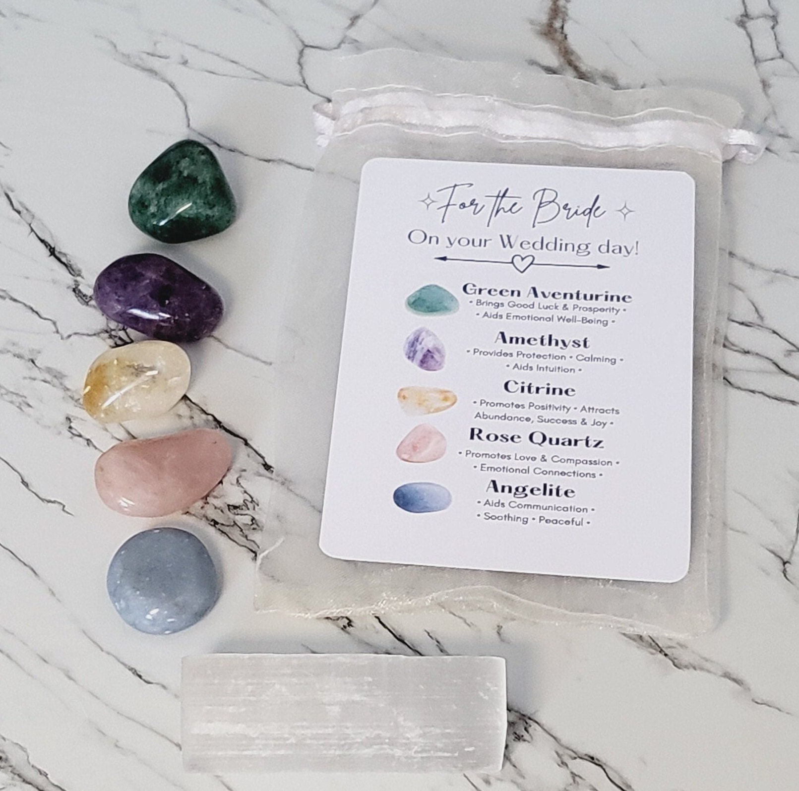 Crystals for the Bride Wedding Day Crystal Gift Set Etsy