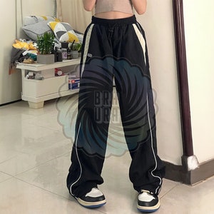 Face Cover Girl Straight Leg Sweatpants Mens Casual Solid - Temu Australia