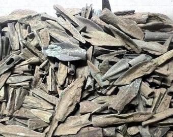 Ancient Greek/Roman Bronze Arrowheads 400BC Uncleaned (Imperfect)