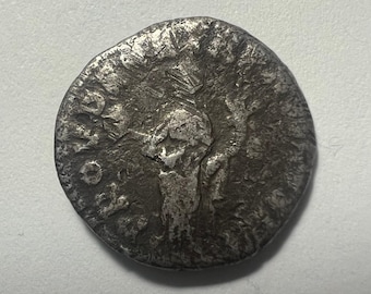 紀元前3世紀ローマの銀貨：古代帝国の女王の肖像 - Etsy 日本
