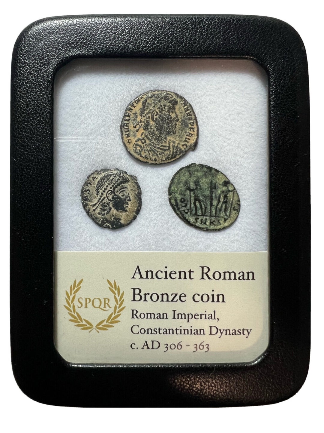Genuine Uncleaned Ancient Roman Coins in Display Case Etsy