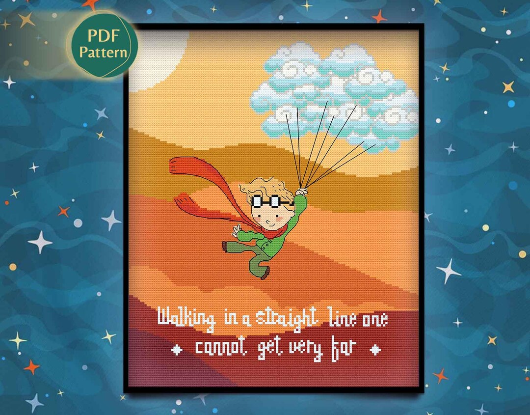 The Little Prince Cross Stitch Pattern, Le Petit Prince, the Little ...