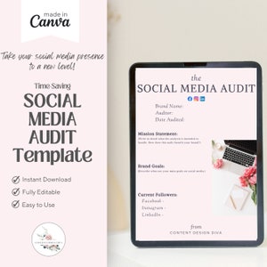 Social Media Audit Template Multiple Platforms Comprehensive Audit to Boost Your Online Presence