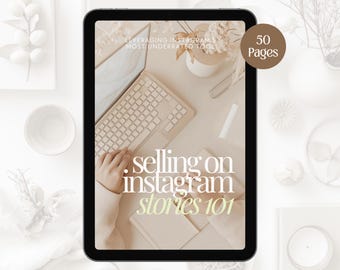 Ebook sulla vendita su Instagram Stories / Guida alla strategia di vendita su Instagram per le piccole imprese