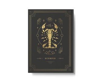 Scorpio Zodiac Journal: 6x9 Horoscope Scorpio Constellation