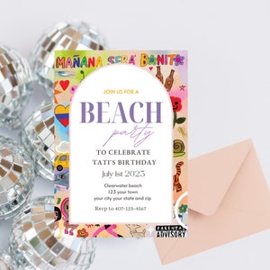 Bichota printable Invitation Bonito Digital Invitation Karol editable Birthday invite  Sera Bonito invitation
