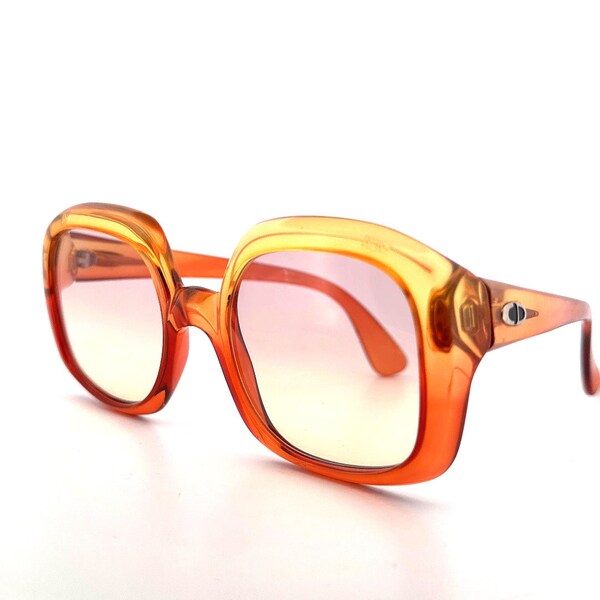 Vintage des années 70 Christian Dior 1206 lunettes de soleil taille petite/moyenne fabriquées en Allemagne