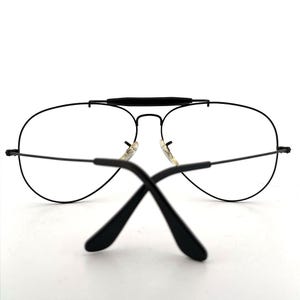 Vintage B&L Black Ray Ban Outdoorsman Eyeglasses Frames Size 62-14 Made in USA image 8
