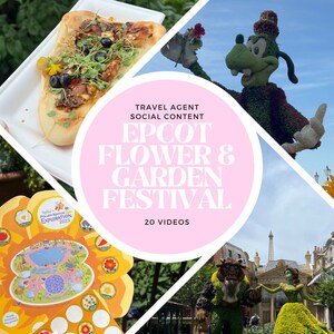 Flower and Garden Festival Travel Agent Social Media / Travel Agent Marketing