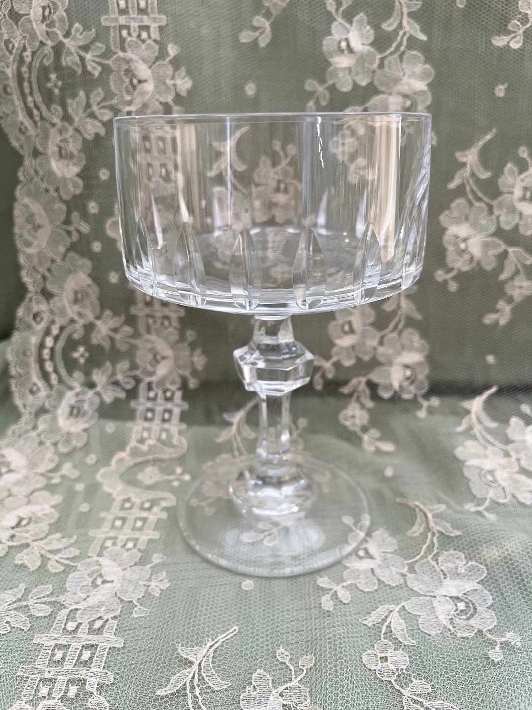 Beautiful Individual Fruit/compote Glass Footed Bowls - Etsy