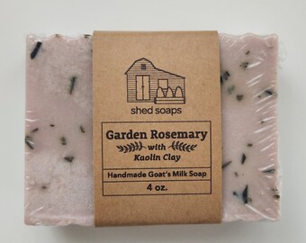 Garden Rosemary Handmade Goat's Milk Soap - 4 oz