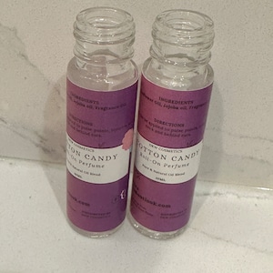 Óleo perfumado roll-on de algodão doce
