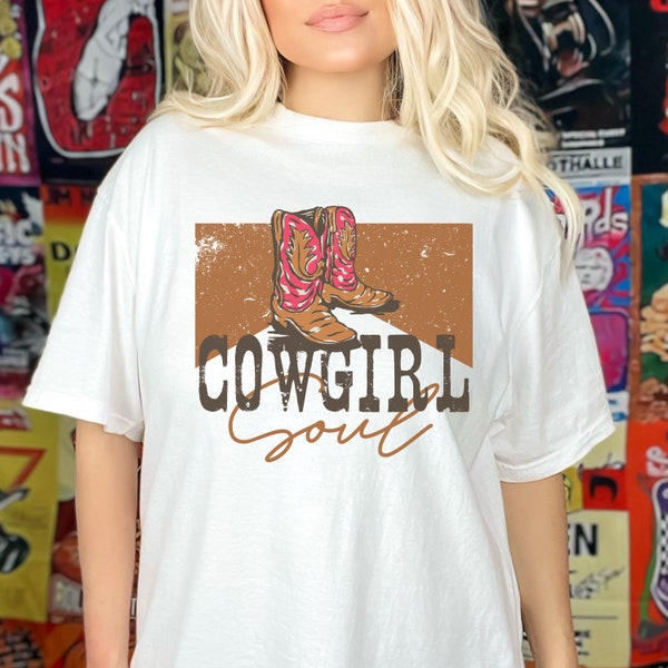 Cowgirl T Shirt Etsy