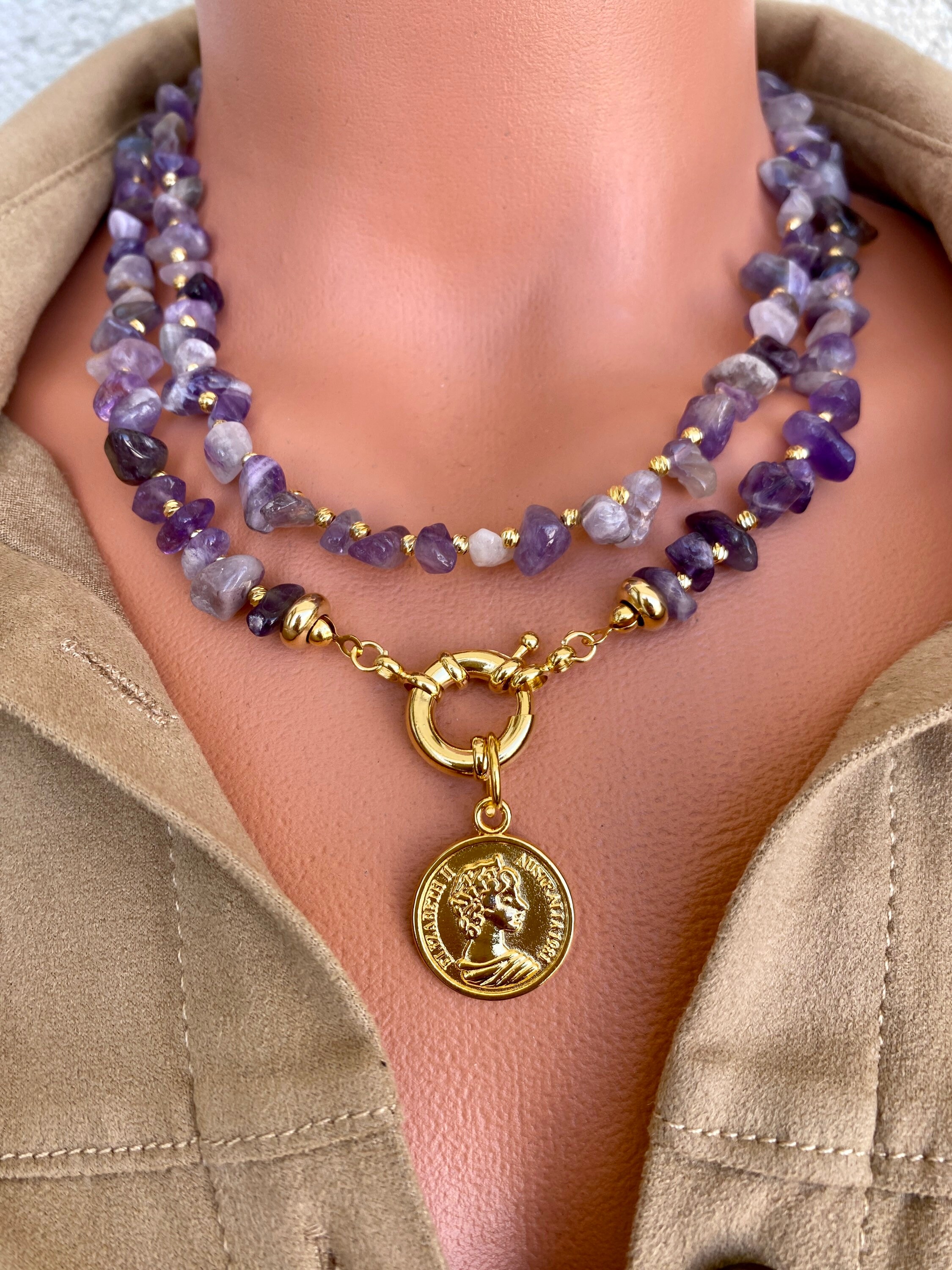 Dog Coin Necklace - Etsy Canada