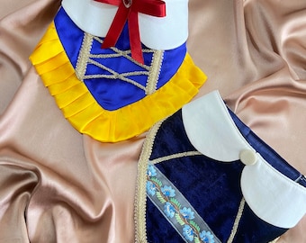 Enchanted Fairytale Pet Bandanas - Snow White & Prince Halloween Costume for Dogs and Cats