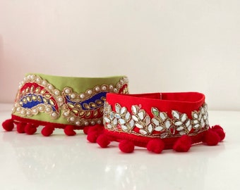 Ethnic Neck Band for Cats and Dogs - Elevate Your Pet's Style for Festive Occasions