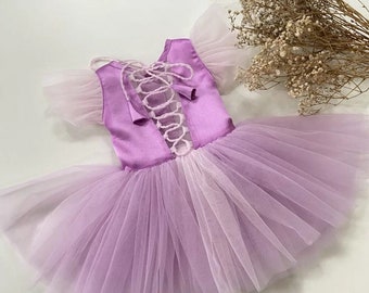 Rapunzel Inspired Pet Costume - Customizable Princess Dress for Cats and Dogs