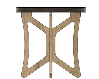 Side End Table CNC Router Laser Cutter Files Digital Download