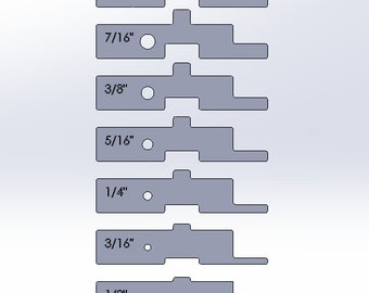 Werkzeug Set Up Blöcke Fräser Tischkreissäge Standard Maße CNC Fräser Laser 3D Drucker Dateien