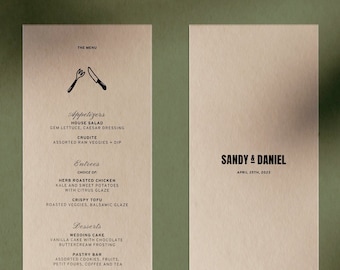 CHEERS DIY Menu | Fully Editable Template | Digital Download for Day-Of Wedding Signage | Printable | Retro Funky Modern