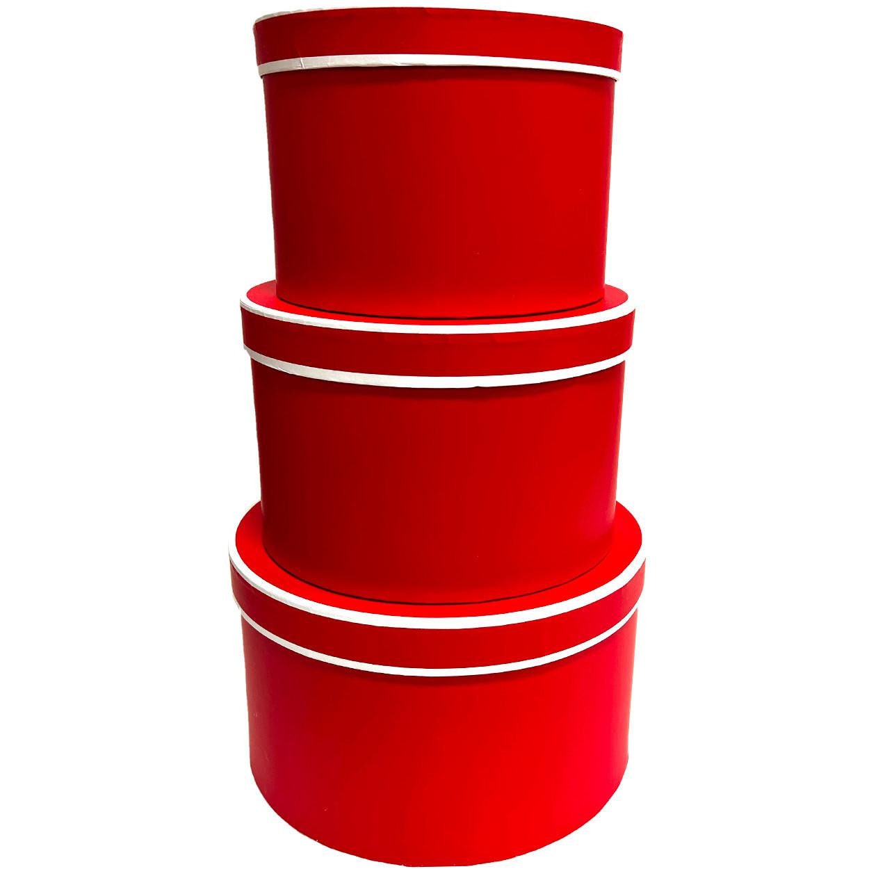 Red Rounded Box Shape Red Round Box