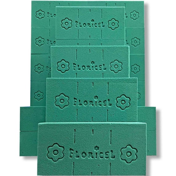 Premium Fresh Floral Foam - 48 Bricks for Wet Use