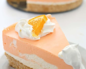 No bake orange creamsicle cheesecake RECIPE Digital Download Printable