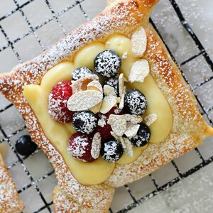 Berry Custard Pastry With Italian Crema Pasticcera RECIPE Digital ...