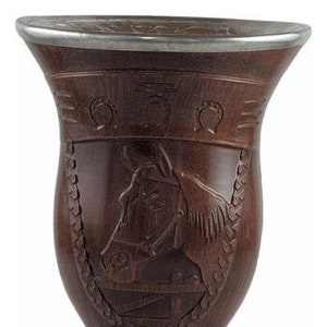 Maté Porongo Marron Brasilero + Bombilla Pico Loro Taumer - Traditionnel Marron Maté Porongo Citrouille Yerba Maté Brésilienne artisanale Courge