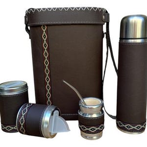 Set Matero Equipo Completo Guarda Pampa Termo 1 litro  Excelente Argentina