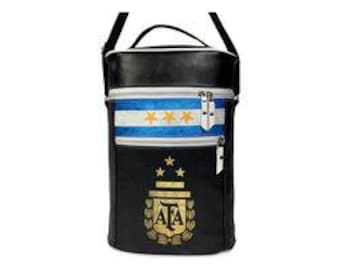Bolso Mate Argentino Bolso Termo: Eco Cuero Futbol Bolso Matero Argentina
