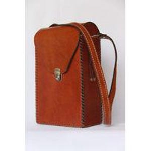 Handmade Leather Yerba Mate Set Bag: Argentine Travel Carrier