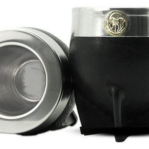 Mate Imperial Virola Acero Inoxidable Mas Bombilla Premium Handmade Argentina